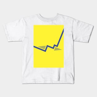 Everton Retro 1990 - 1992 Yellow Blue Away Kids T-Shirt